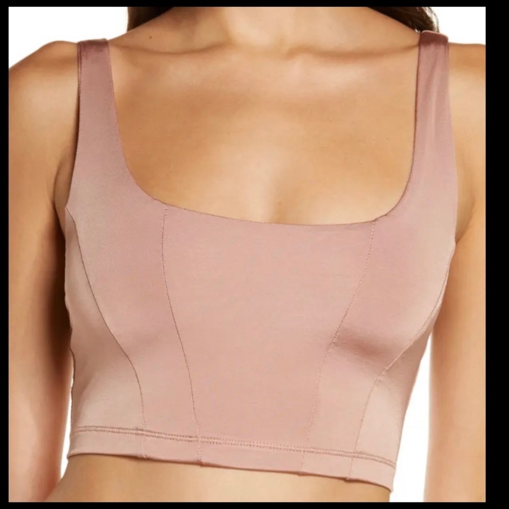 BACK IN STOCK NWT Free People Be Cool Brami Bra Pink XS X-Small Silky Soft - Picture 4 of 7